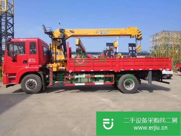 山西出售二手東風福瑞卡6.3噸隨車吊