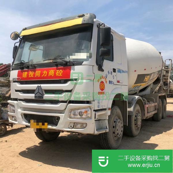 河北出售二手豪沃20方水泥攪拌罐車