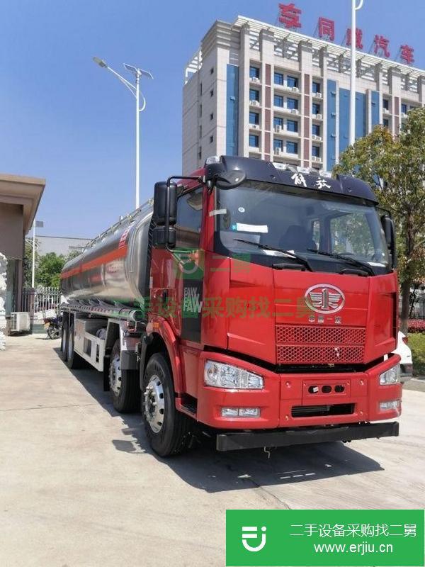 山東出售二手解放前四后八油罐車(chē)