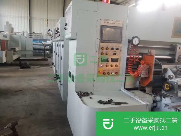 河北出售二手三色開槽水墨印刷機