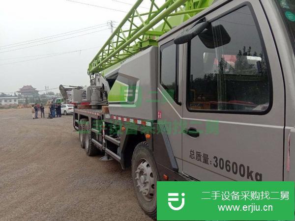 山西出售二手中聯激光綠20噸五節臂吊車