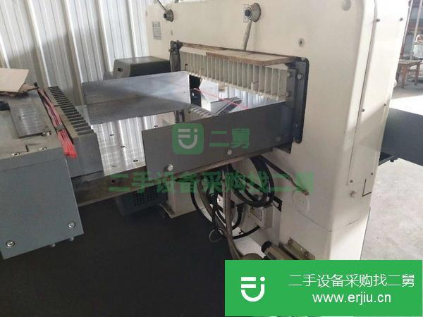 安徽出售二手對開程控切紙機