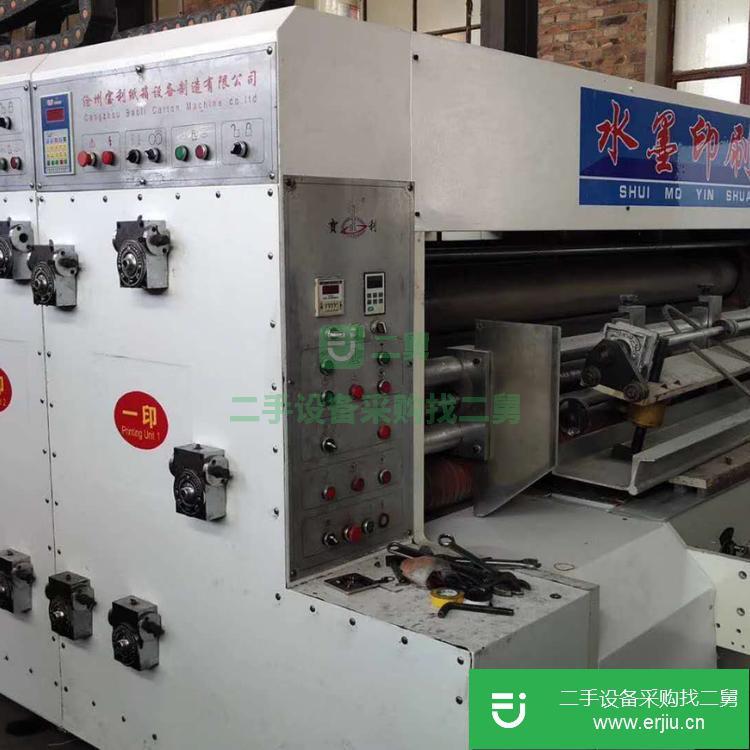 河北出售二手3000*400前緣三色印刷機