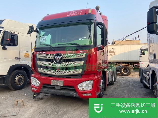 陜西出售二手福田歐曼550馬力牽引車