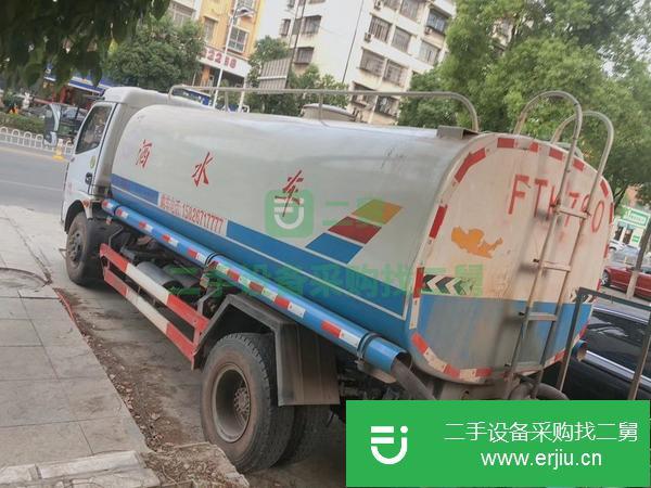 湖北出售二手東風多利卡10方灑水車