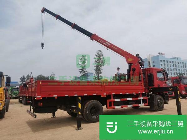 湖北出售二手東風(fēng)單橋8噸隨車吊