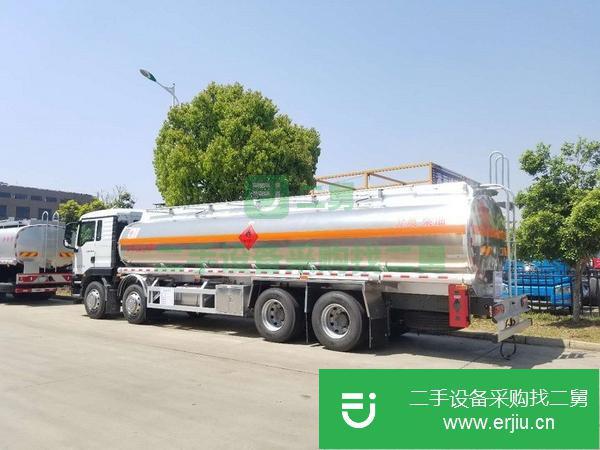 陜西出售二手楚勝牌前四后八鋁合金油罐車