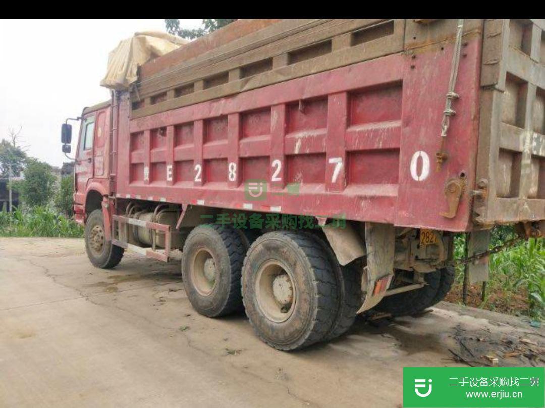 貴州出售二手重汽豪沃336馬力自卸車