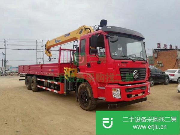 湖北出售二手東風錦程12噸隨車吊
