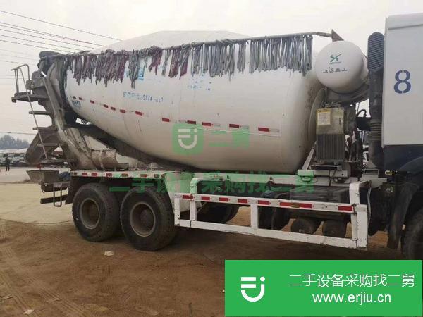 黑龍江出售二手豪沃14方攪拌罐車