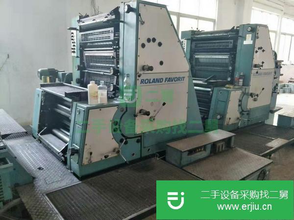 福建出售二手羅蘭4開4色膠印機