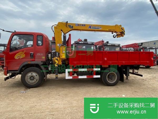 廣西出售二手重汽豪曼6.3噸隨車吊
