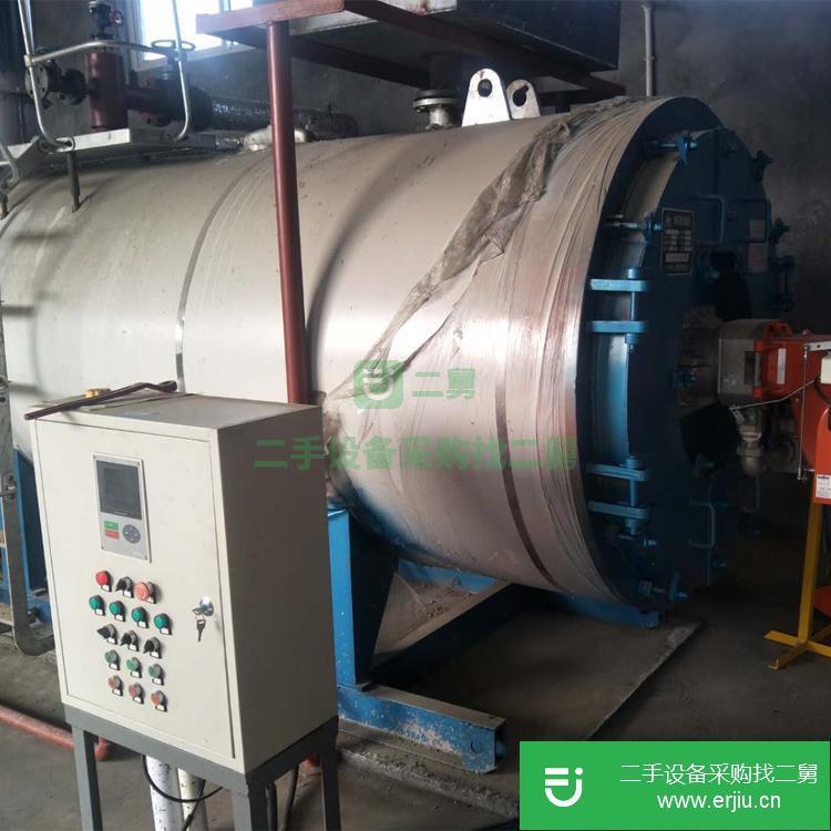 山東出售二手2噸臥式燃氣熱水鍋爐