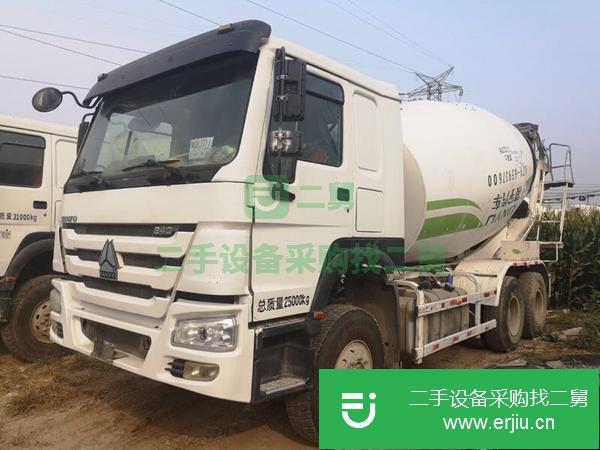 浙江出售二手豪沃大12方手混凝土攪拌車