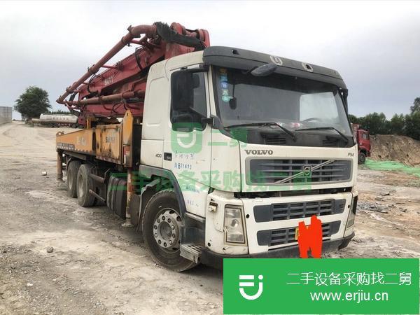 天津出售二手沃爾沃37米泵車