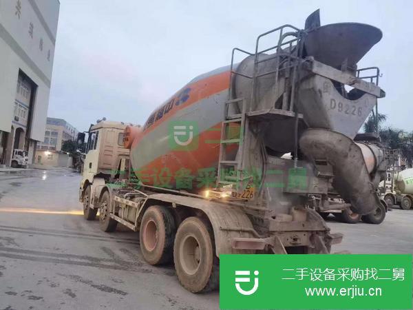浙江出售二手德龍輕量化12方攪拌車