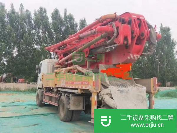 黑龍江出售二手混凝土泵車三一37米國五