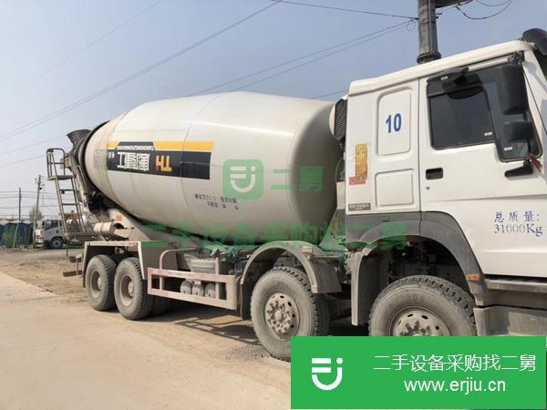 河南出售二手豪沃22方攪拌車