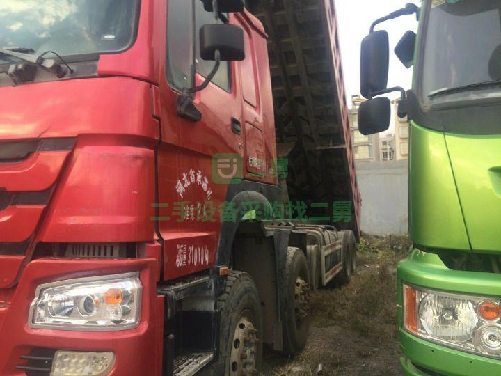 出售國四豪沃前四后八380馬力12速自卸車