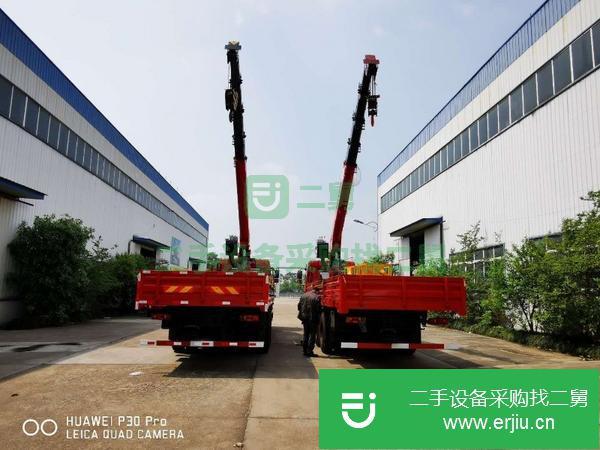 陜西出售二手東風12噸隨車吊
