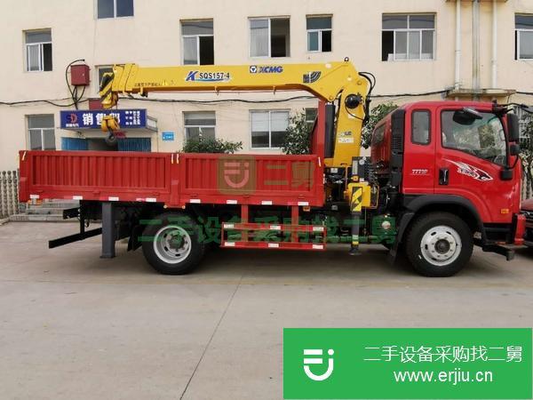 廣東出售二手重汽王牌5噸四節(jié)臂隨車吊