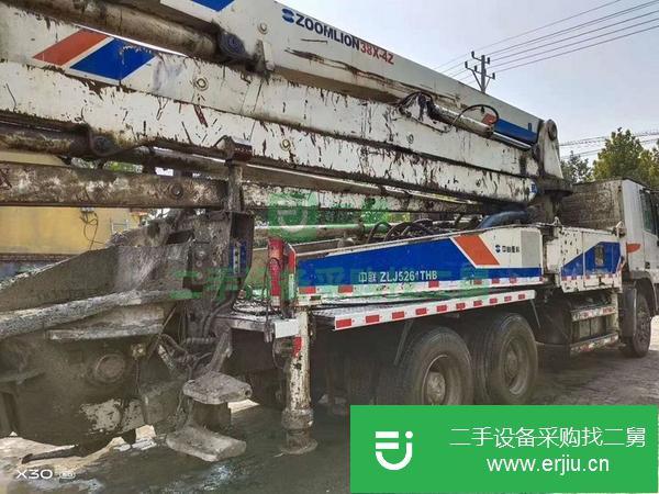 河北出售二手中聯37米泵車
