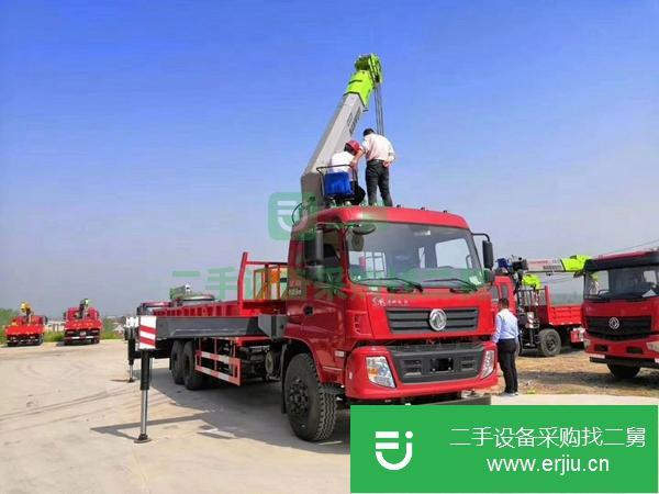 湖北出售二手后八輪12噸隨車吊