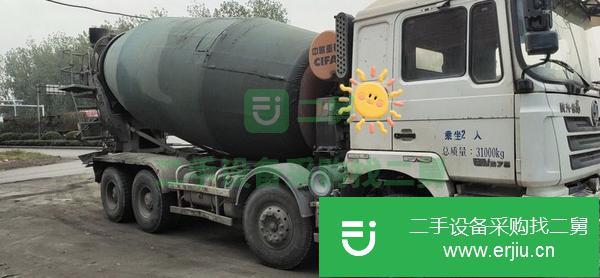 河南出售二手德龍16方攪拌車