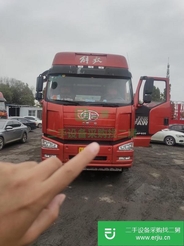 河北出售二手解放J6半掛車