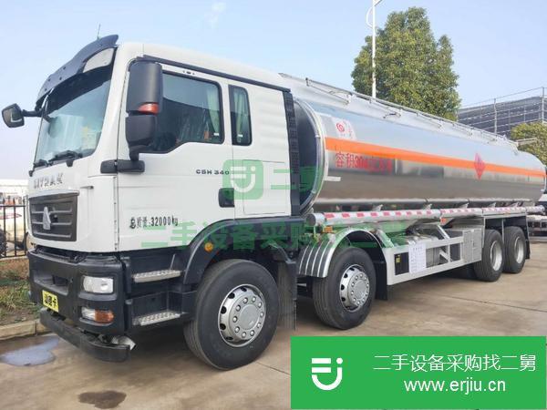 貴州出售二手前四后八鋁合金油罐車