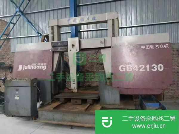湖南出售二手鋸力煌GB42130龍門式帶鋸床