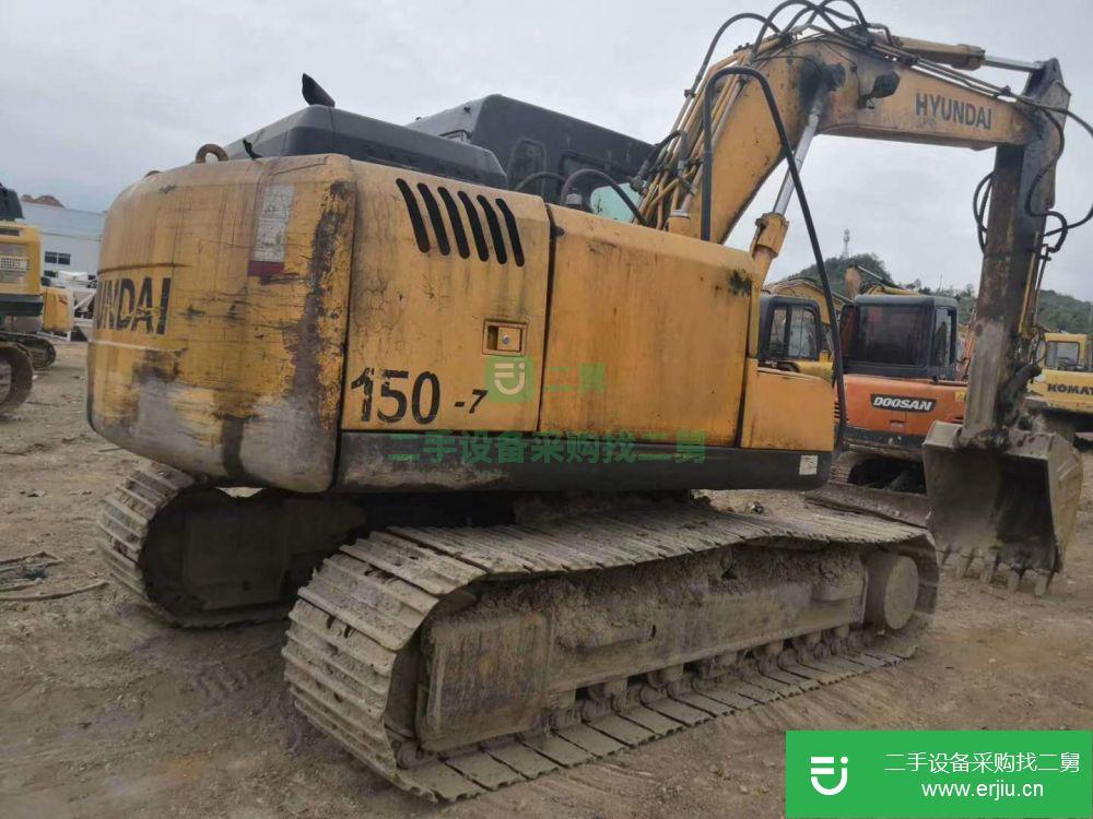 浙江出售二手現(xiàn)代R150-7挖掘機(jī)