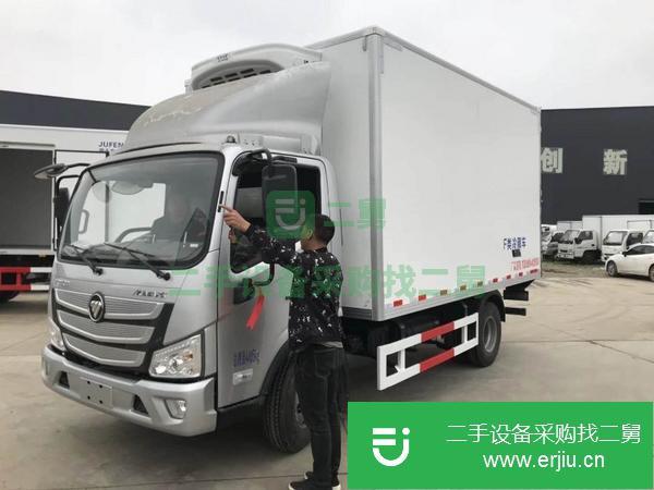 浙江出售二手福田奧鈴國五4.2米冷藏車