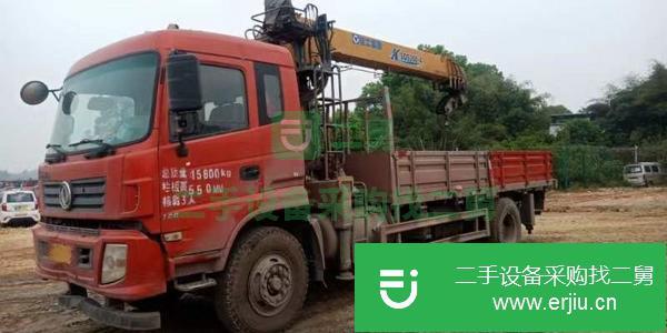 湖北出售二手徐工8噸隨車吊