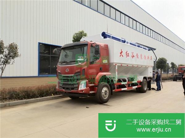 山西出售二手液壓散裝飼料運輸車