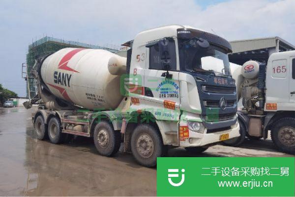 山東出售二手三一輕量化攪拌車