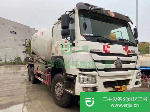 山東出售二手大16方豪沃混凝土攪拌車