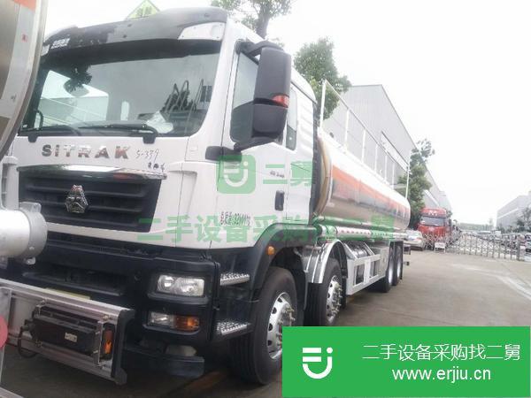 新疆出售二手前四后八鋁合金油罐車