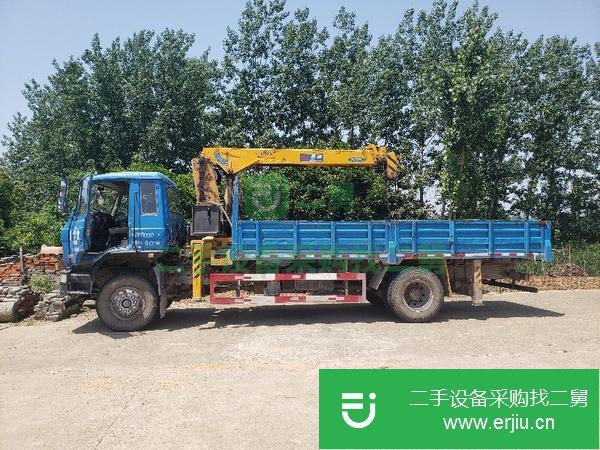 湖北出售二手東風(fēng)153單橋6.3噸隨車吊