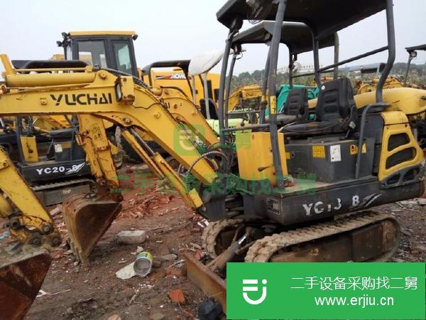 上海出售二手玉柴18小型挖掘機