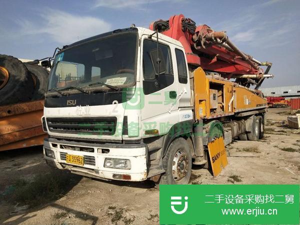 寧夏出售二手三一46米四橋泵車