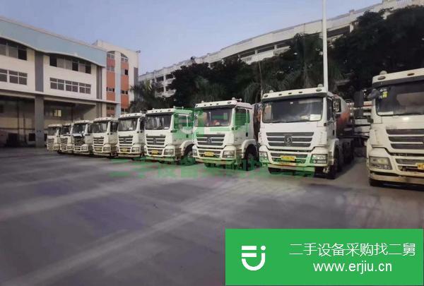 浙江出售二手德龍輕量化12方攪拌車