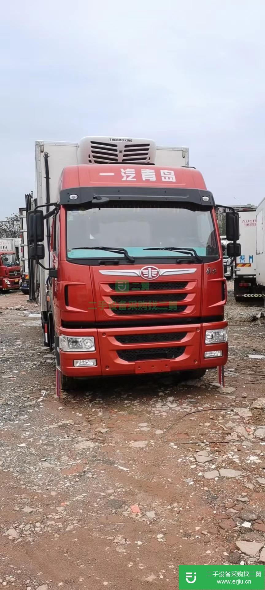 江西出售二手青島解放220馬力冷藏車