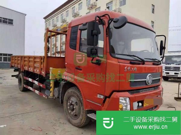 湖北出售二手石煤5噸隨車吊