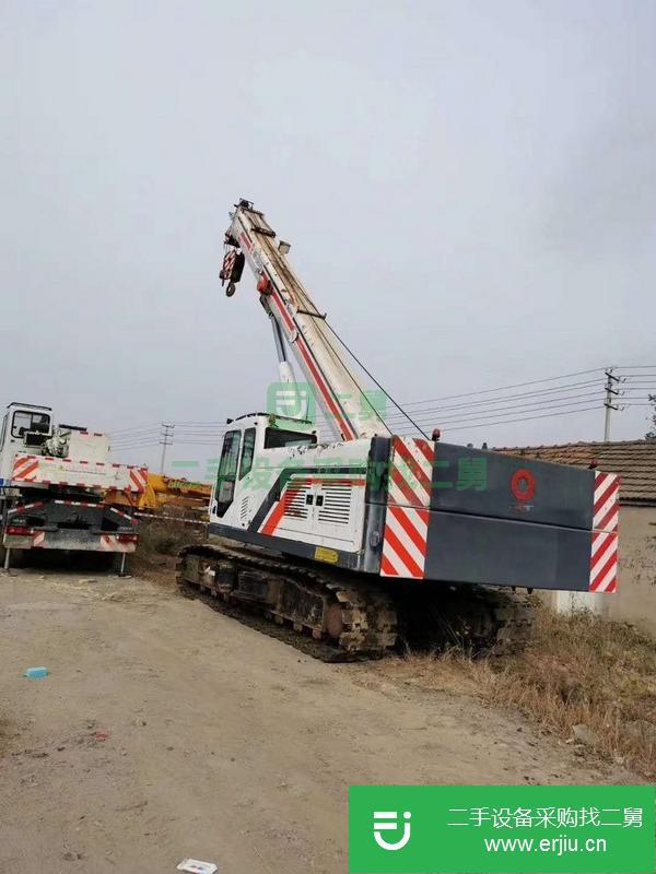 河南出售二手25噸5節臂伸縮臂履帶吊車