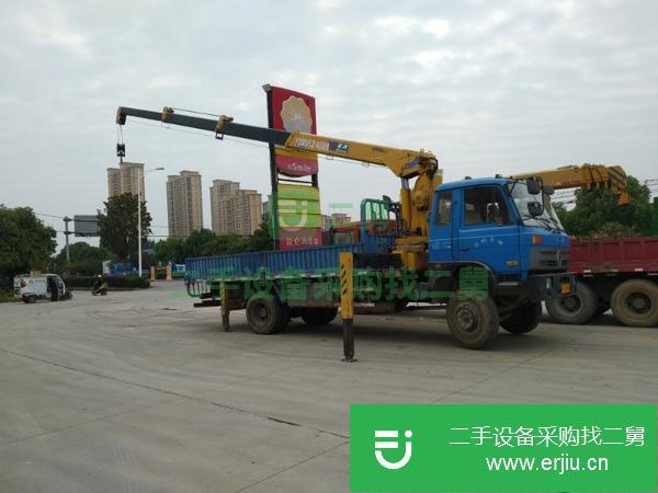 湖北出售二手石煤八噸四節臂隨車吊