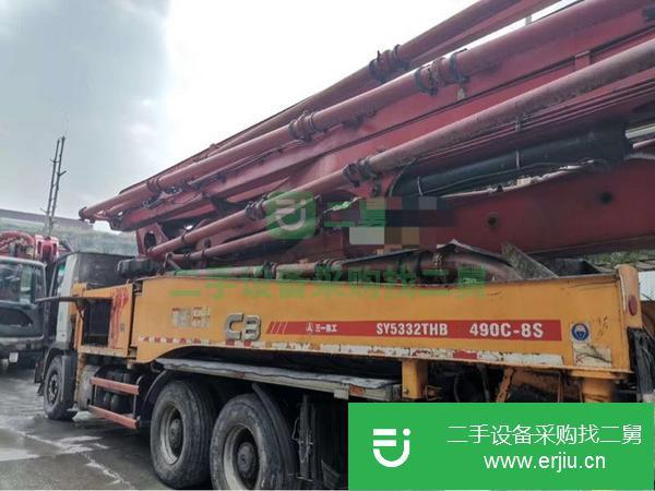 湖北出售二手奔馳49米泵車