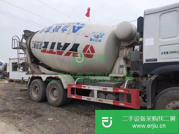 安徽出售二手豪沃亞特國五大14方攪拌車