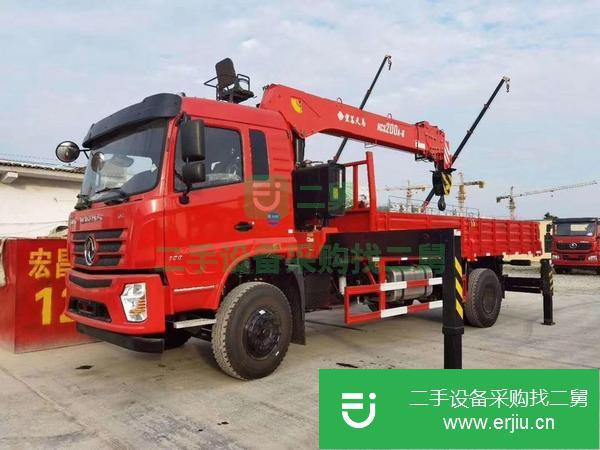 貴州出售二手東風單橋隨車吊