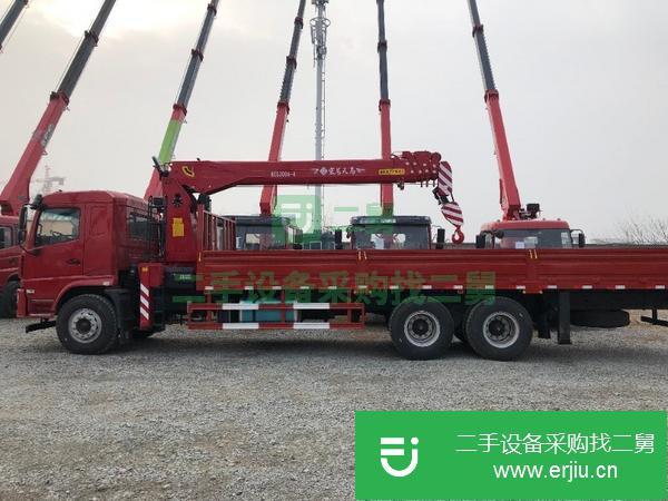 湖北出售二手東風6.3噸隨車吊